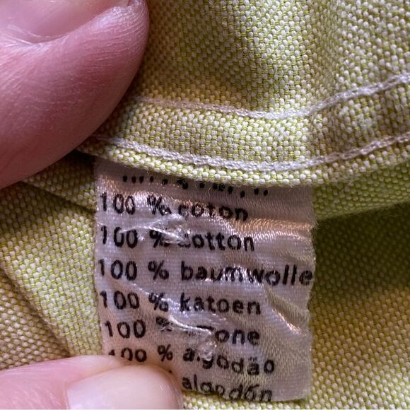 Lacoste Vintage Light Green Long Sleeve Button Down Shirt Size 42 - Picture 4 of 14